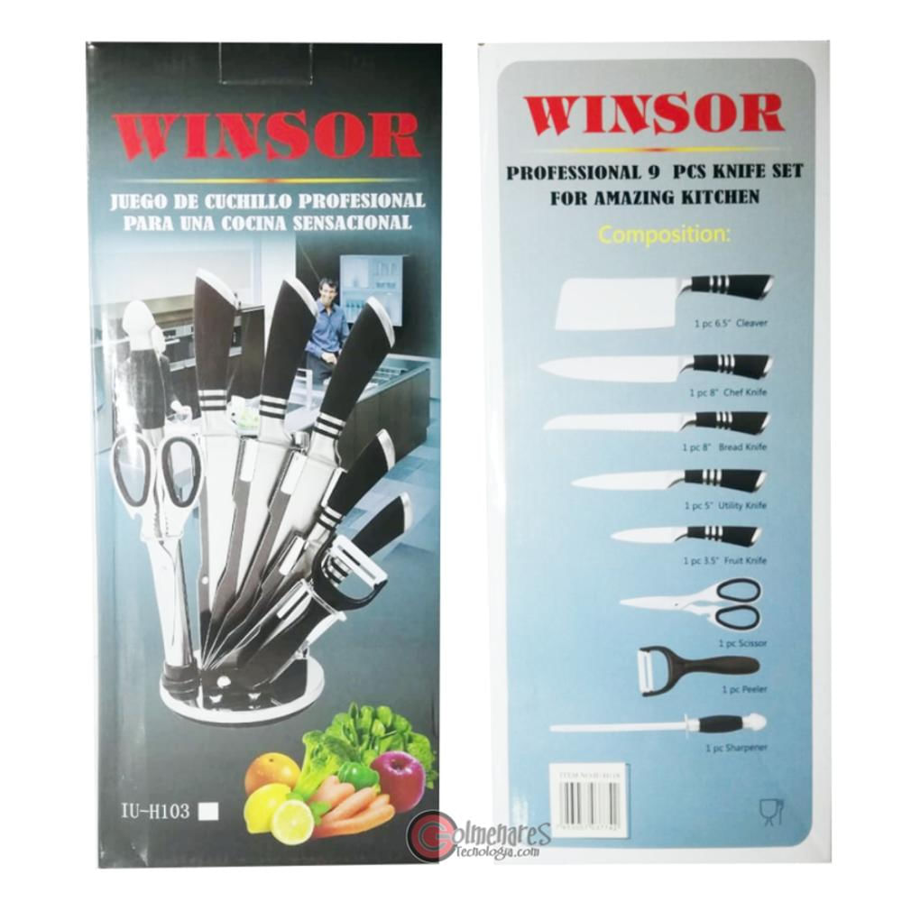 Juego de cuchillos profesional WINSOR – PstExpress – Panamá