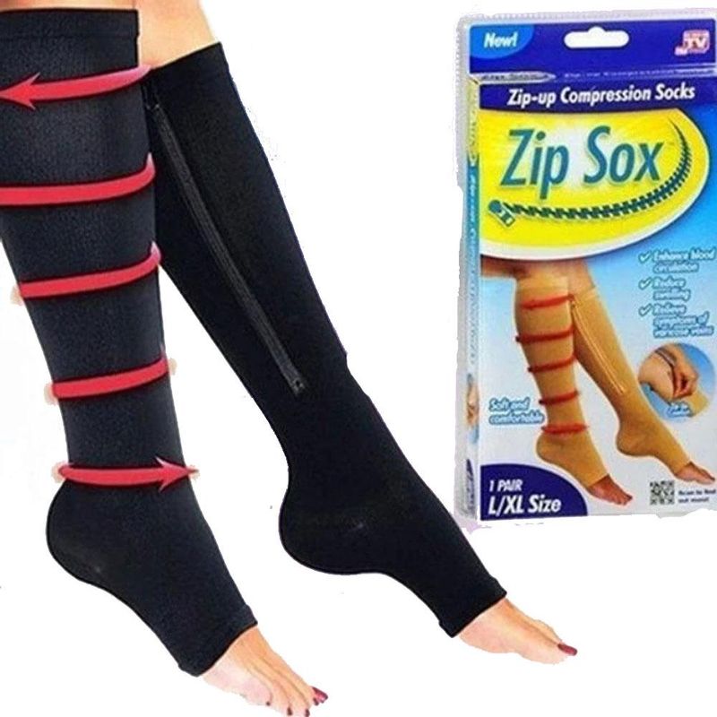 Medias Rodilla Zipper Socks – Talla S-M-L-XL – Cimex Colombia SAS