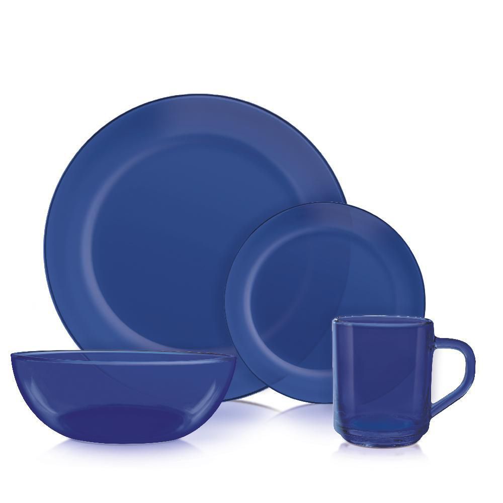 VAJILLA VIDRIO COLOR CRISTAR 9520ECEXAZ