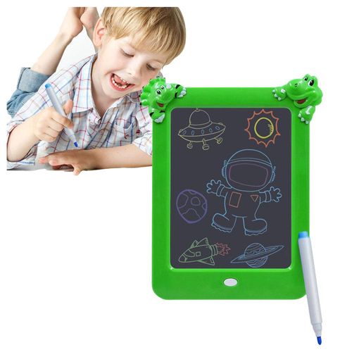 Magic Pad Tablero Dibujo Magnético 8 Diferentes Efectos Luces Verde