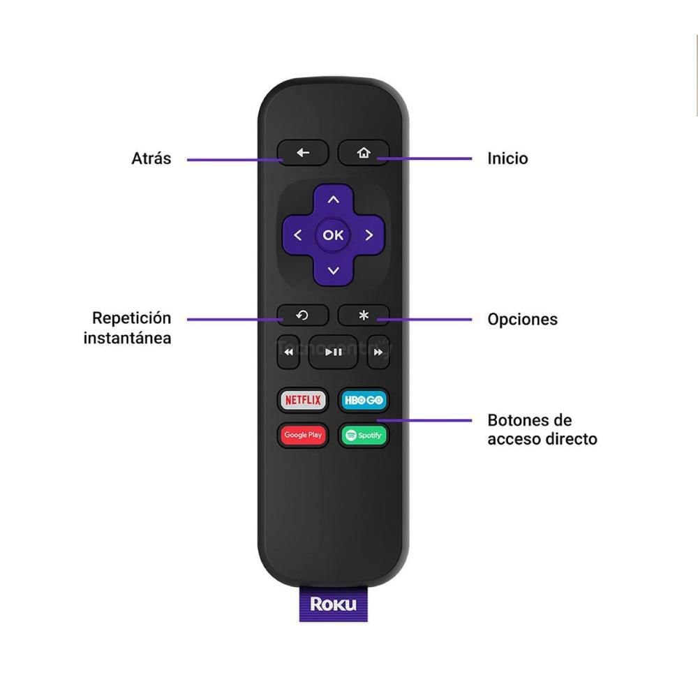 Convertidor a Smart TV Roku LE Streaming Full HD ROKU