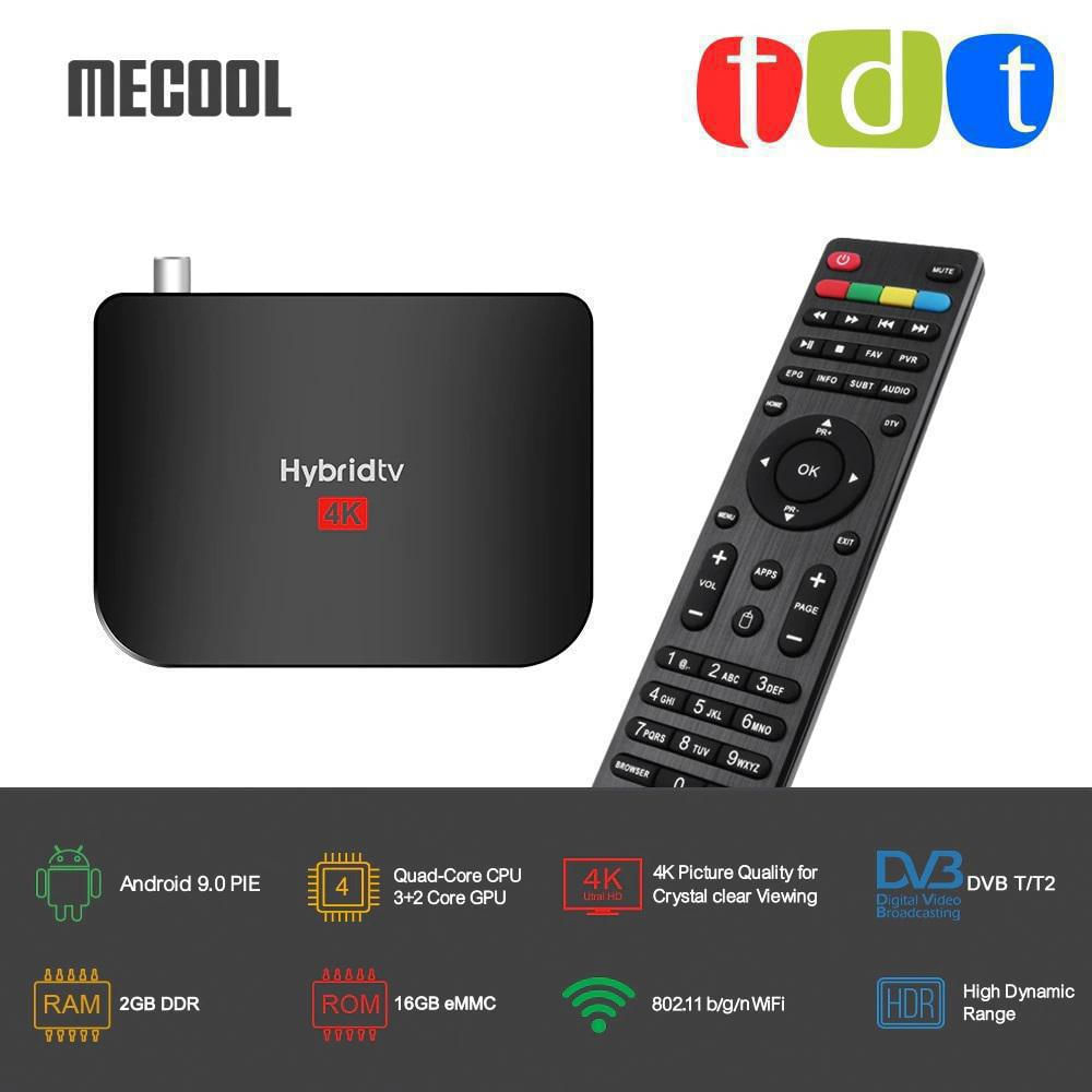 Decodificador Tv Box Tdt 2En1 Mecool Android Wifi