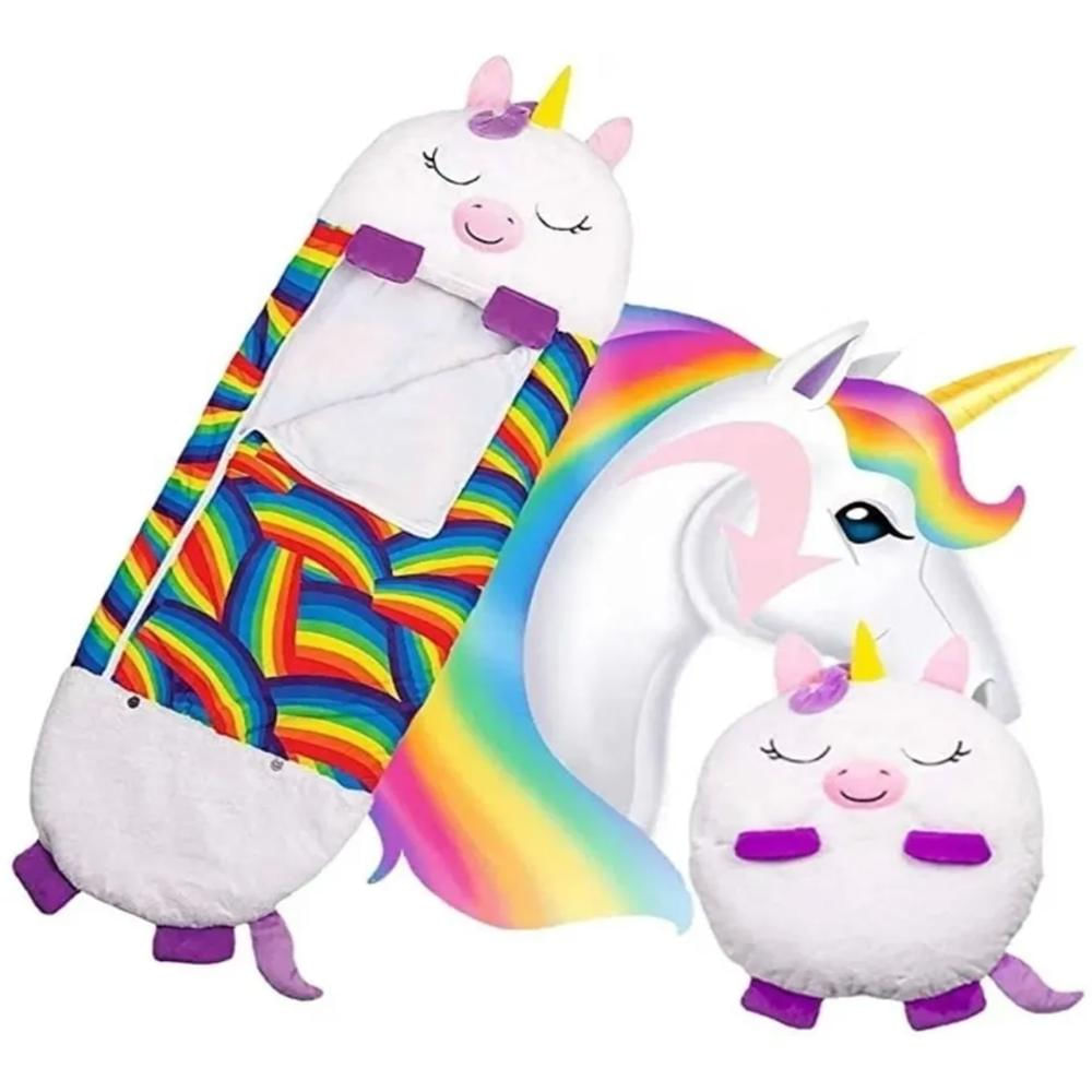 Handytoolinc Almohada larga de unicornio suave de peluche, almohada de  unicornio para dormir, almohada de unicornio de algodón, almohada de – Yaxa  Colombia
