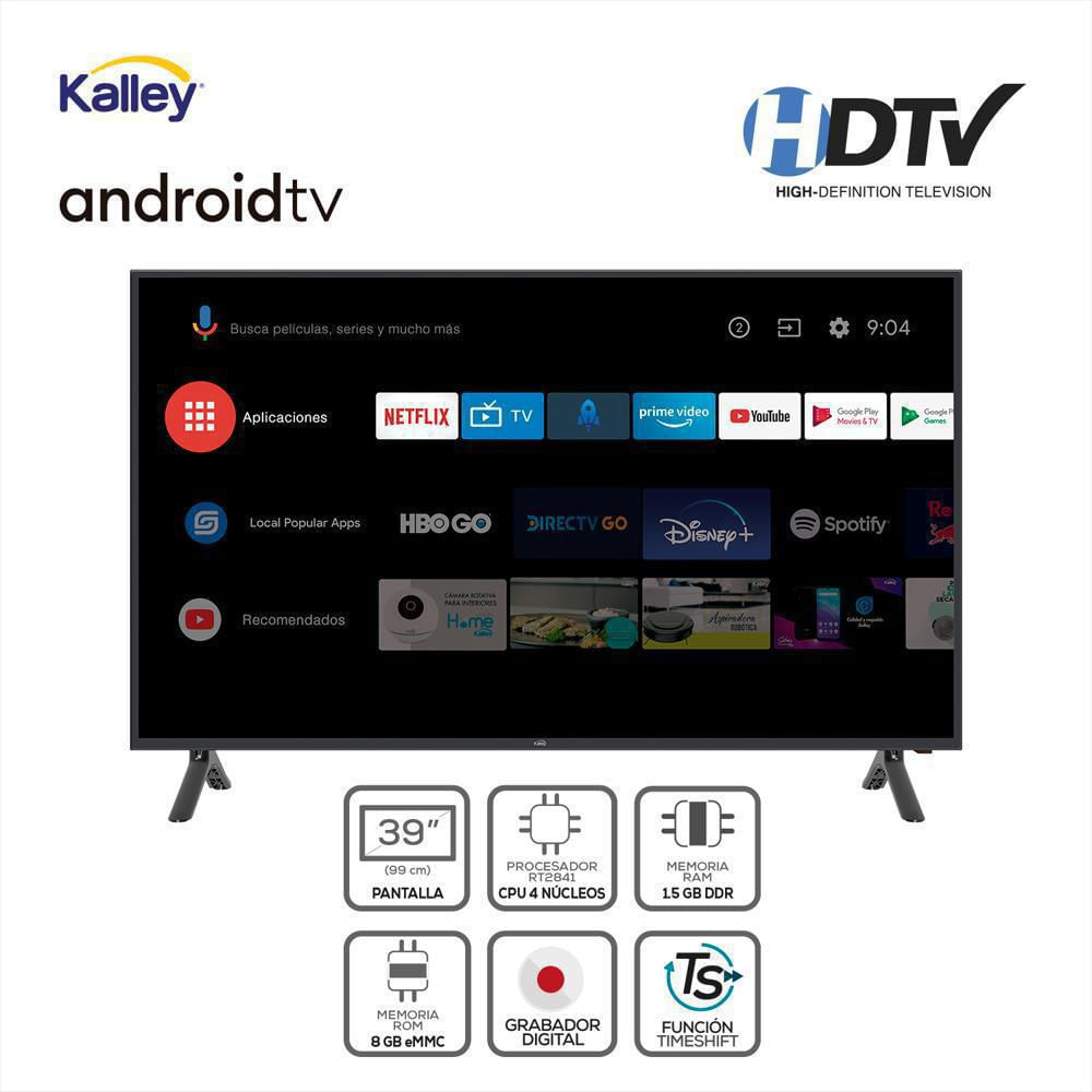 Televisor Kalley 42 Pulgadas FULL HD LED SMART TV K-ATV42FHDE