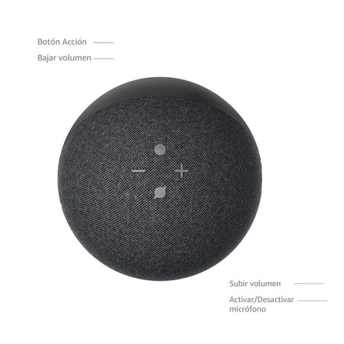Echo Dot 5Th Alexa Parlante Inteligente Amazon Negro
