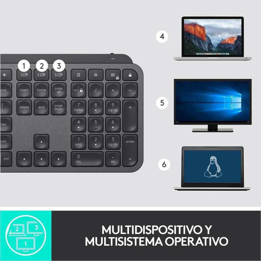 Teclado Logitech Mx Keys img #4