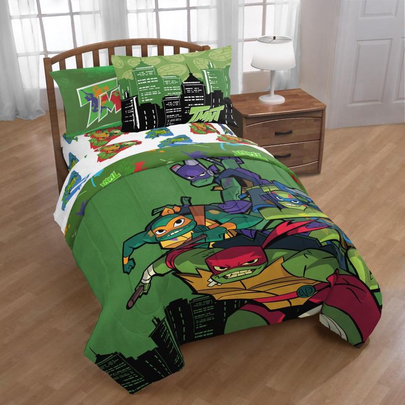 Edredon-tortugas-ninja-Cama-Doble-O-Sencilla