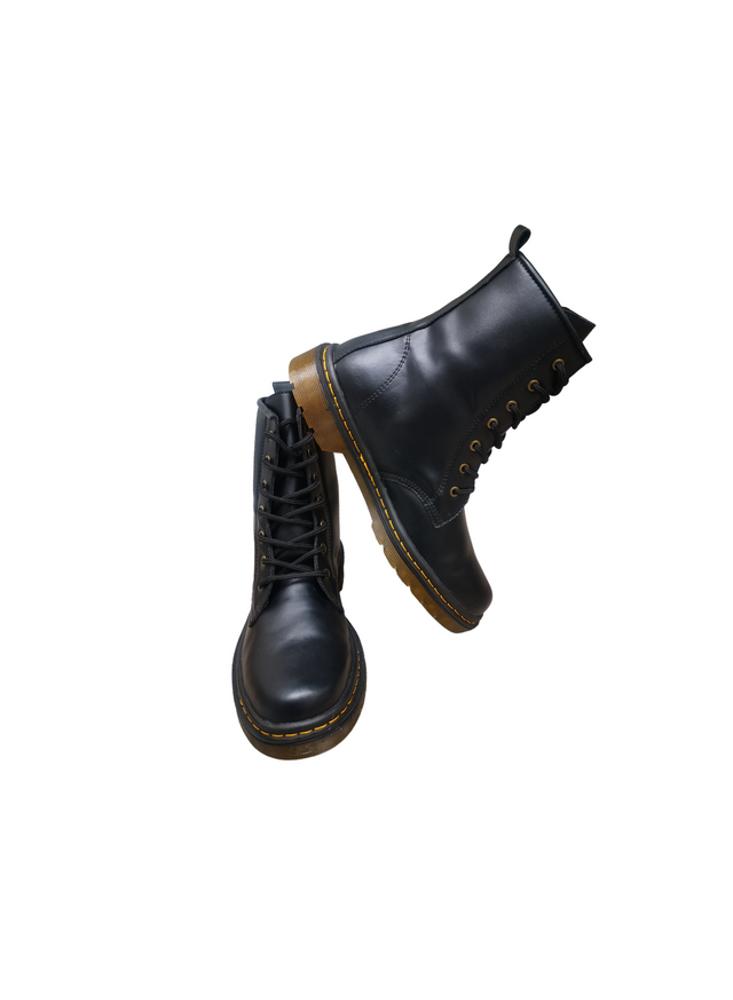 Botas negras tipo martens hot sale