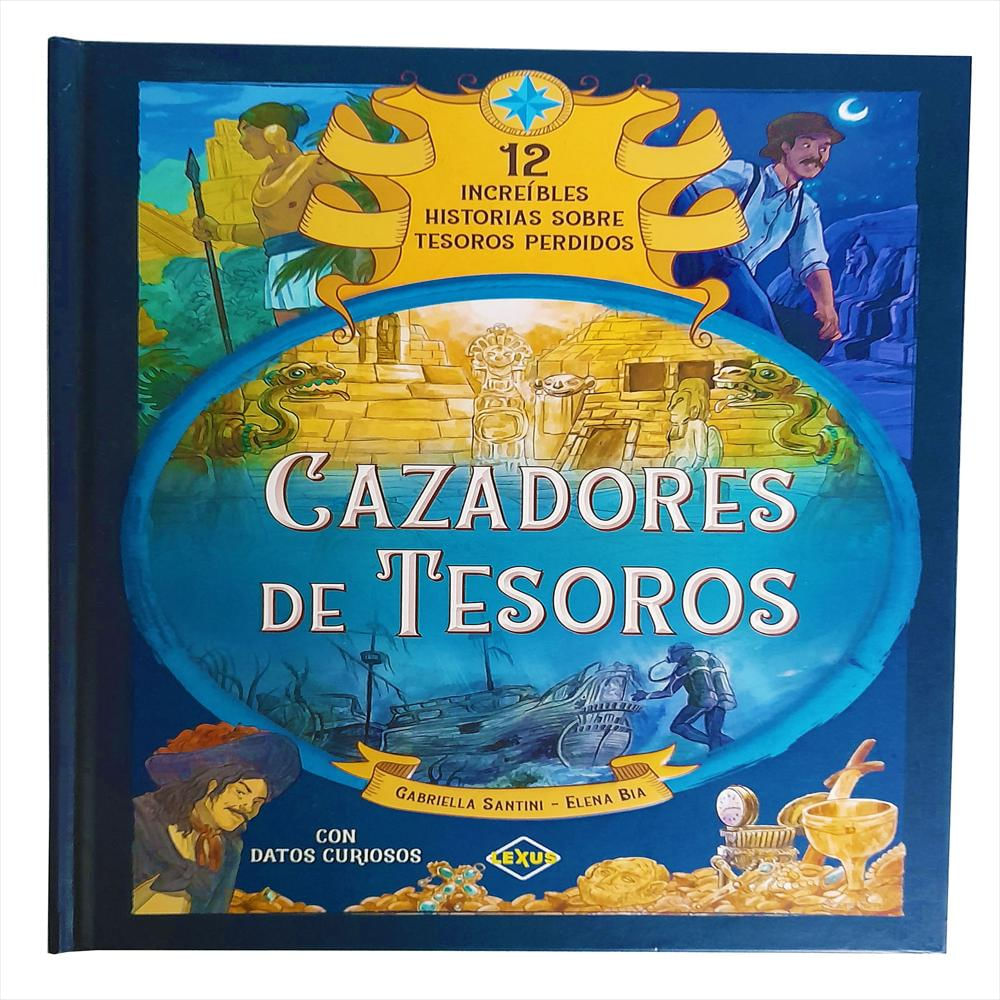 Libro Cazadores De Tesoros 12 Historias Para Niños | Carulla