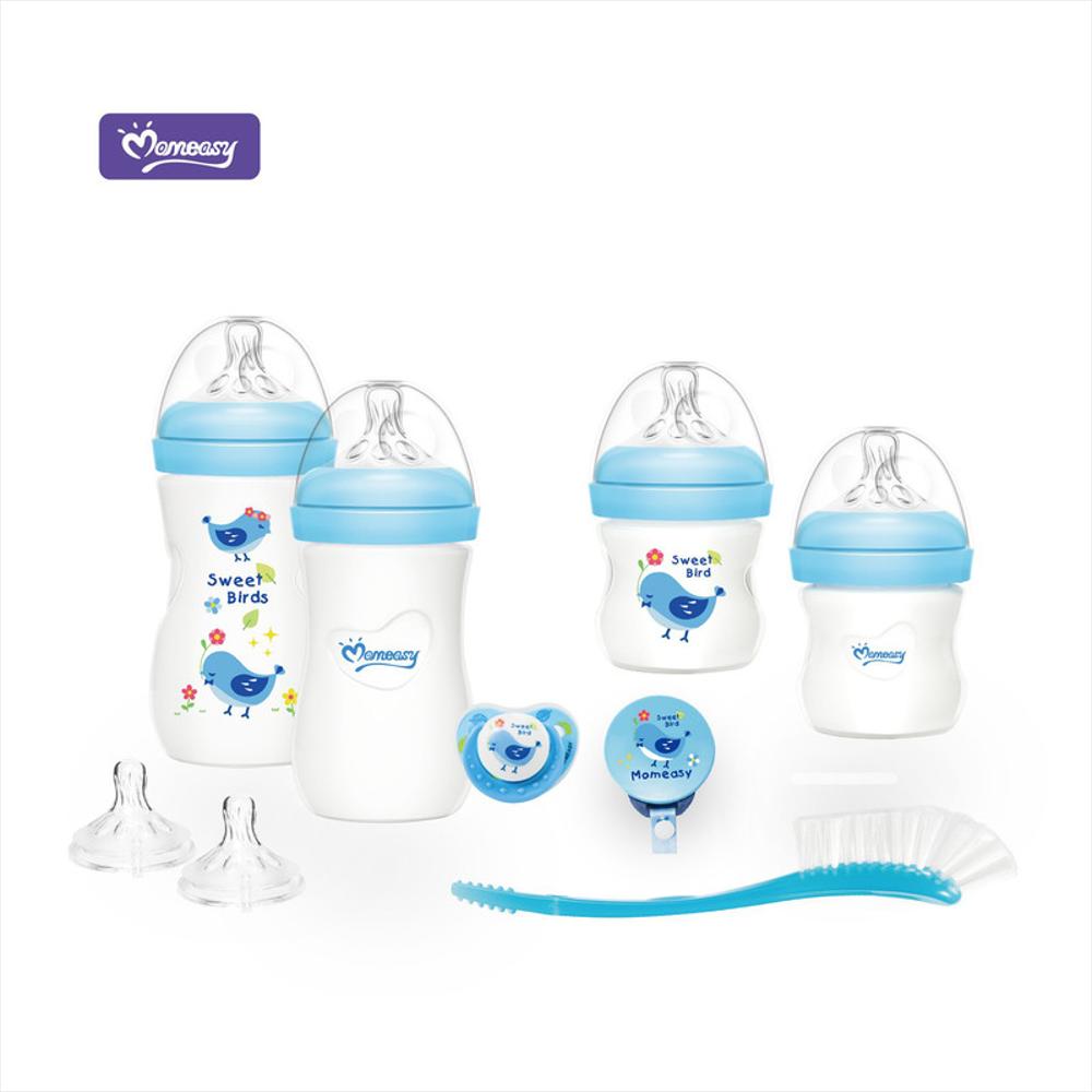Kit De Teteros Para Bebé Momeasy Azul