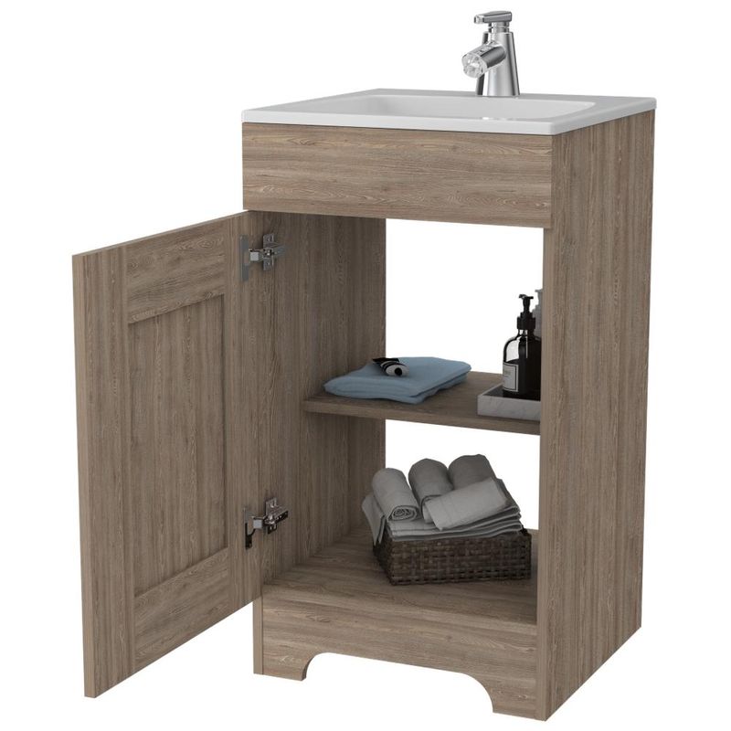 Combo para baño apolis, incluye mueble para lavamanos y gabinete de ba -  Madecentro