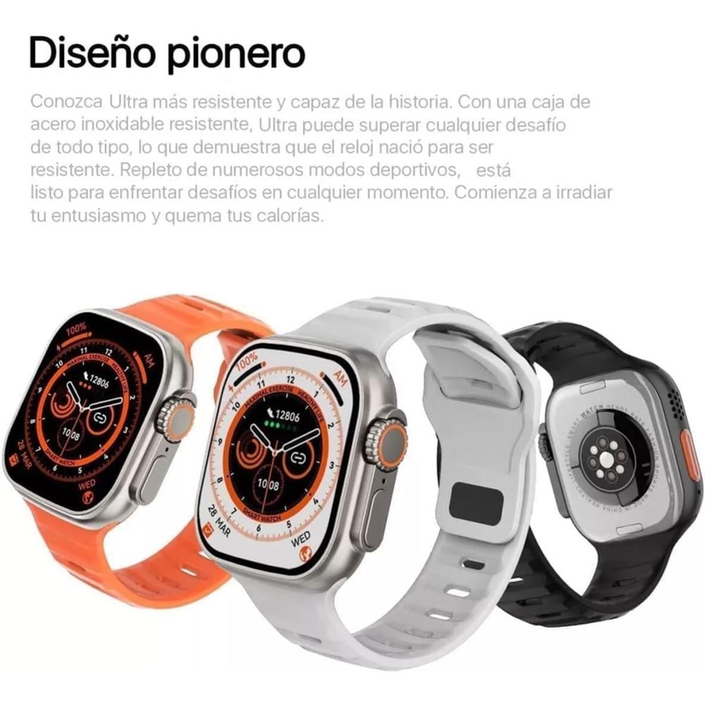 Reloj Inteligente T800 Ultra Series 8 Smartwatch 4 | Carulla