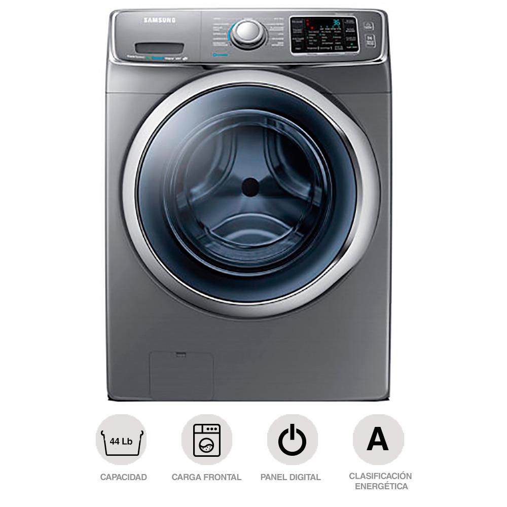  Classic Cubierta de lavadora de carga frontal para Samsung de  15.4 lbs y 16.5 lbs (20.9 inx 24.8 inx 31.9 in_ blanco medio gris) Paquete  de 1 funda para lavadora : Electrodomésticos