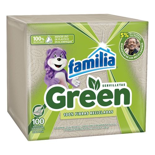 Servilletas Green  FAMILIA 20523
