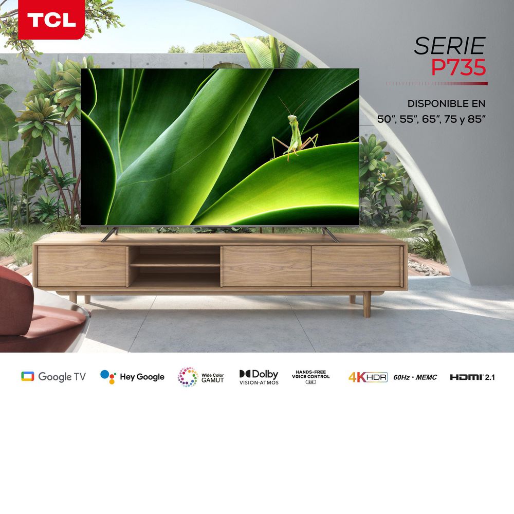 TELEVISOR SMART TV LED 4K 55P735 55″ TCL – Ecusariato