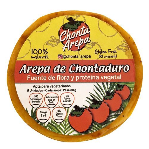 Arepa Chontaduro Chonta Arepa 80 gr