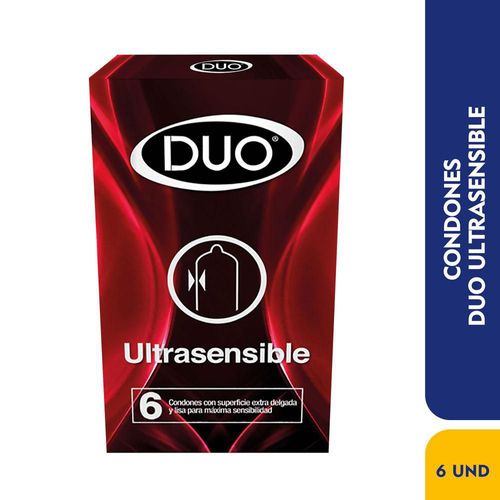 Condones Ultrasensible x 6 DUO 45975002