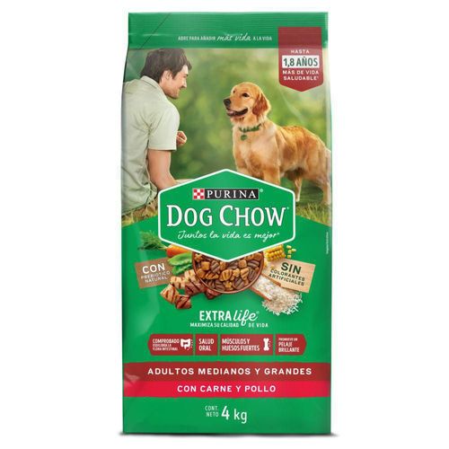 Alimento Perros Razas Medianas Y Grandes PURINA DOG CHOW 4000 gr