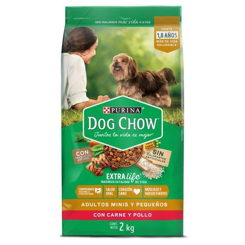Comida para perros adultos PURINA DOG CHOW 2000 gr