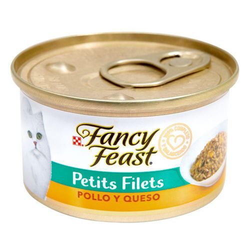 Alimento Húmedo Para Gatos Sabor Pollo Y Queso FANCY FEAST 85 gr