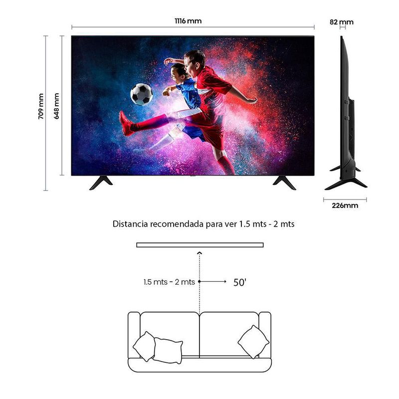 Televisor Led 55 Hisense 55b7100 4k Uhd Smart Televisor Tdt-t2