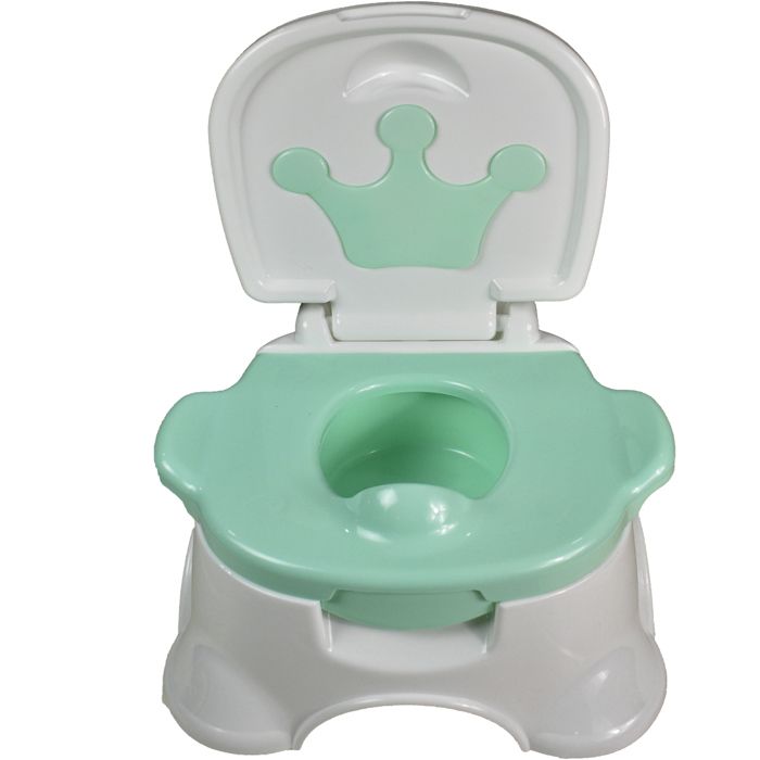 Vasenilla Silla Sanitario Trono Entrenamiento 3 En 1 Deluxe Bebe Infantil  Niño Unisex Verde Ref. I-Baby 68014 - La Tiendita del Bebé