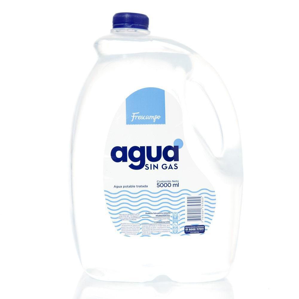 Agua Mercacentro garrafa Sin Gas 5000 ml 