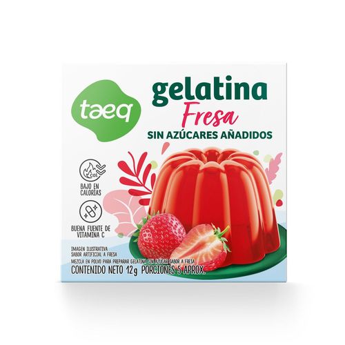 Gelatina Fresa TAEQ 12 gr