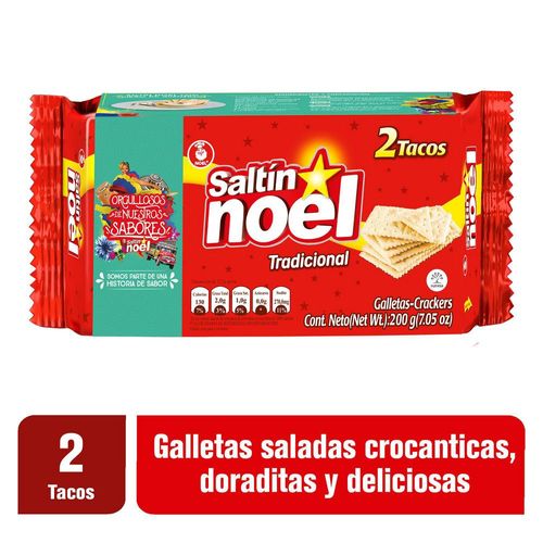 GALLETAS TACO SALTIN NOEL 200 gr