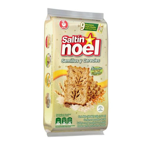 GALLETA SEMILLAS INDIVIDUAL SALTIN NOEL 216 gr