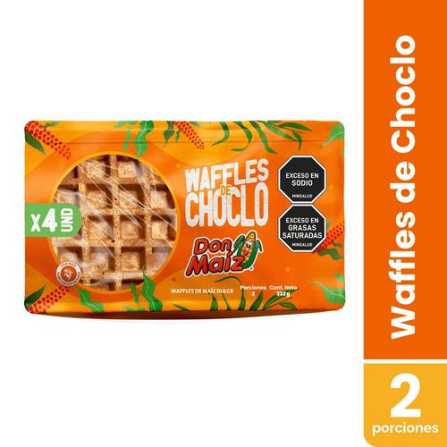 Waffles Maiz Dulce Chocolo DON MAIZ 232 gr