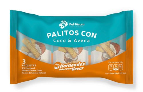 Palitos Coco Avena DELI RICURAS 90 gr