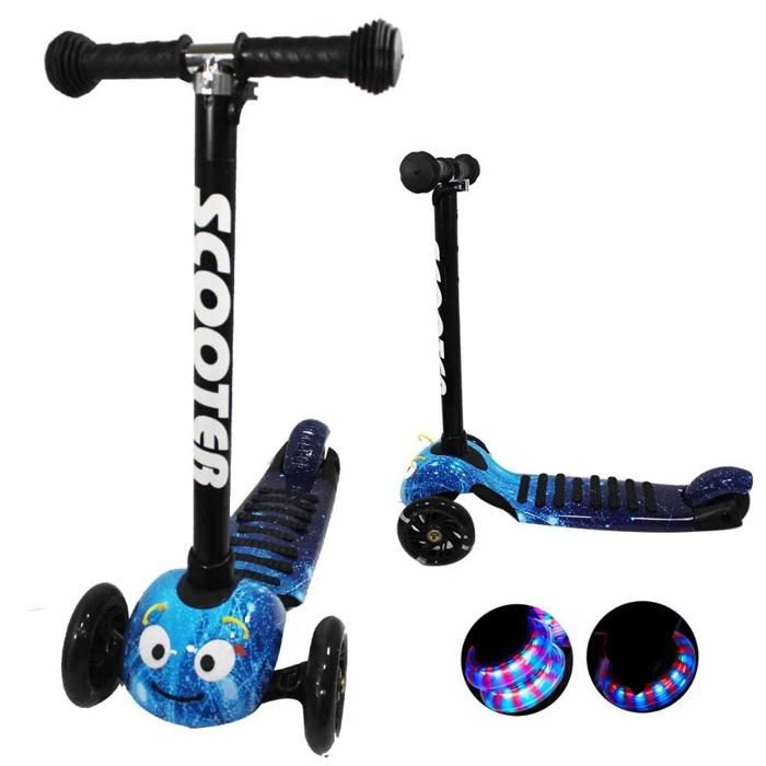 GENERICO Scooter o Monopatín para niños con luces LED 5 en 1