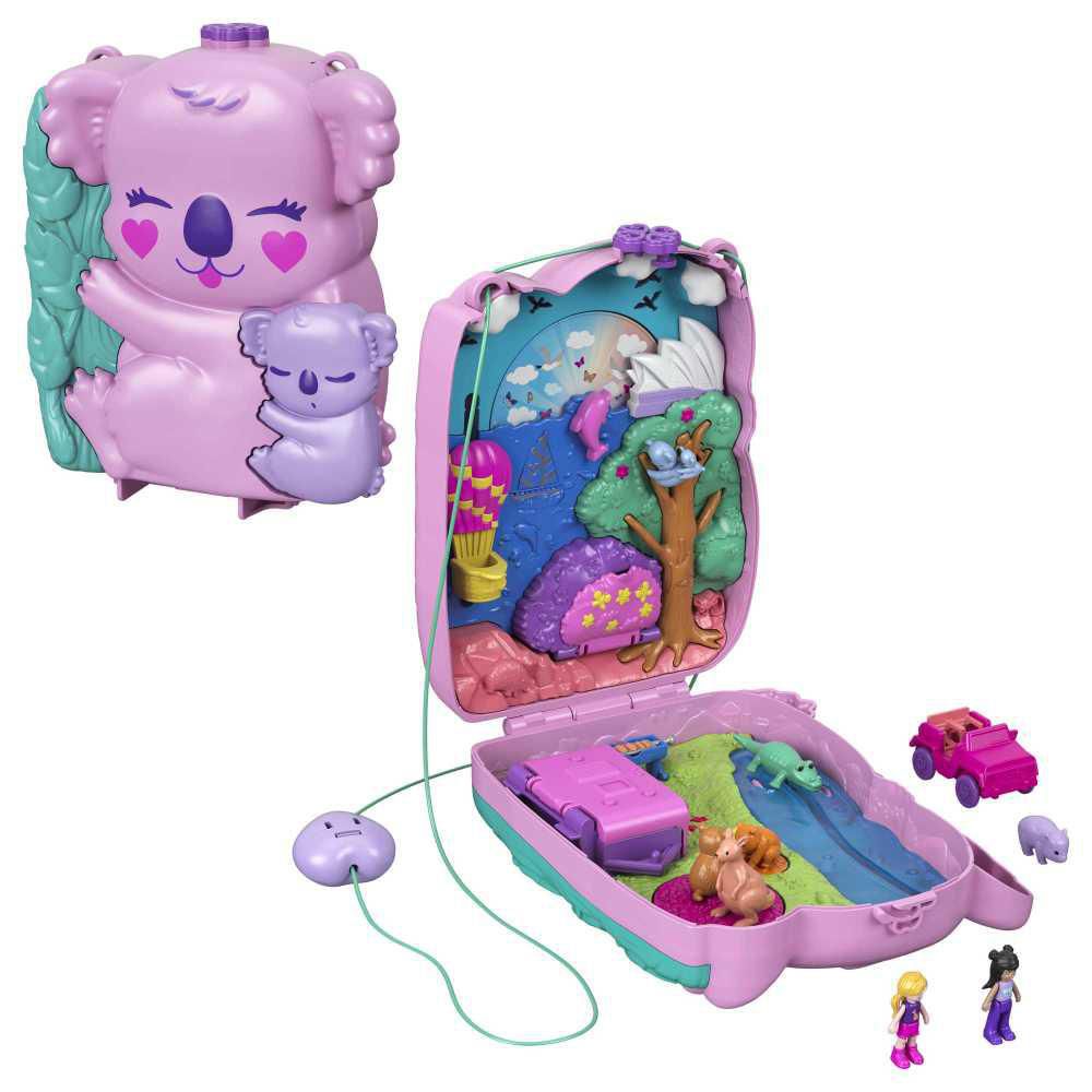 Muneca Estuche Bolso Aventuras de Koala POLLY POCKET