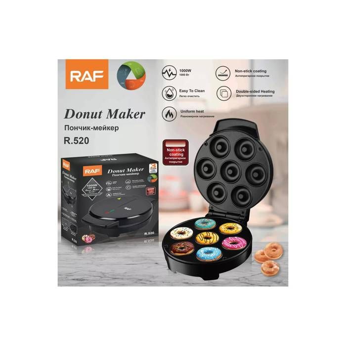 Máquina Para Hacer Mini Donas Rosquilla 7 Donas Raf Original – TecnoHogarJS