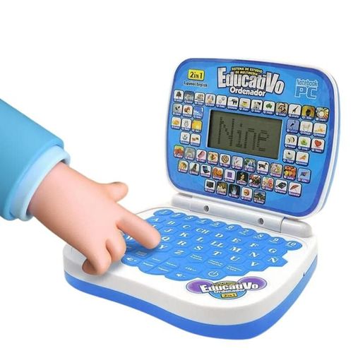Laptop Didáctica Computadora Juguete Para Niños 123 Funcion