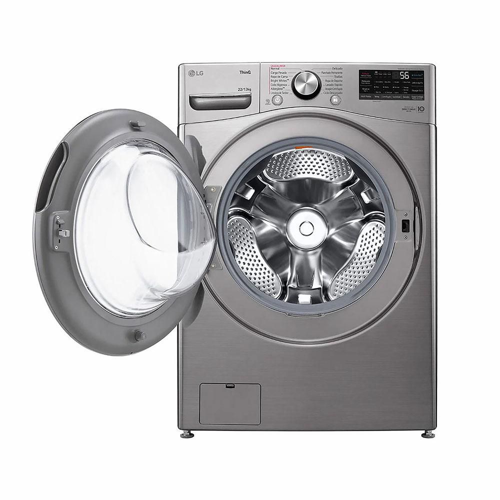 Lavadora secadora Carga Frontal 22 kg (48 lb) Inox LG