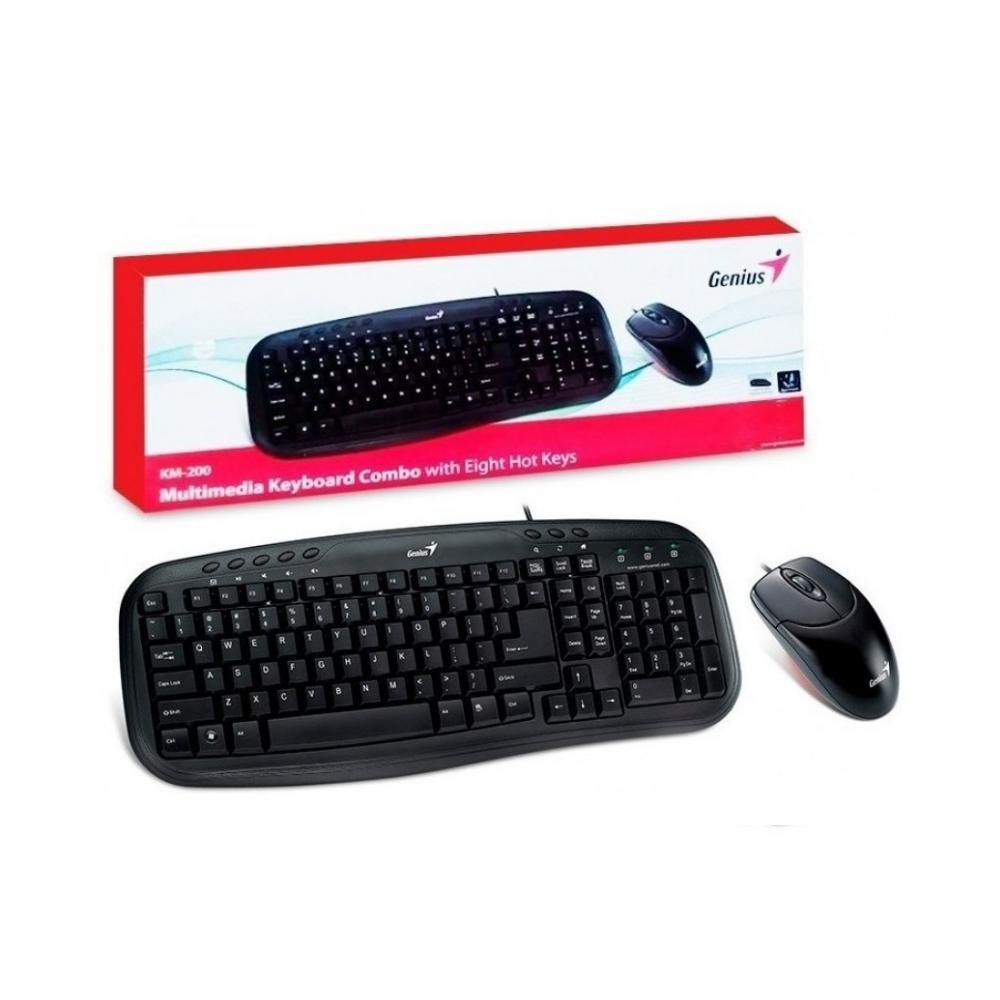 COMBO GENIUS USB ALAMBRICO KM-200