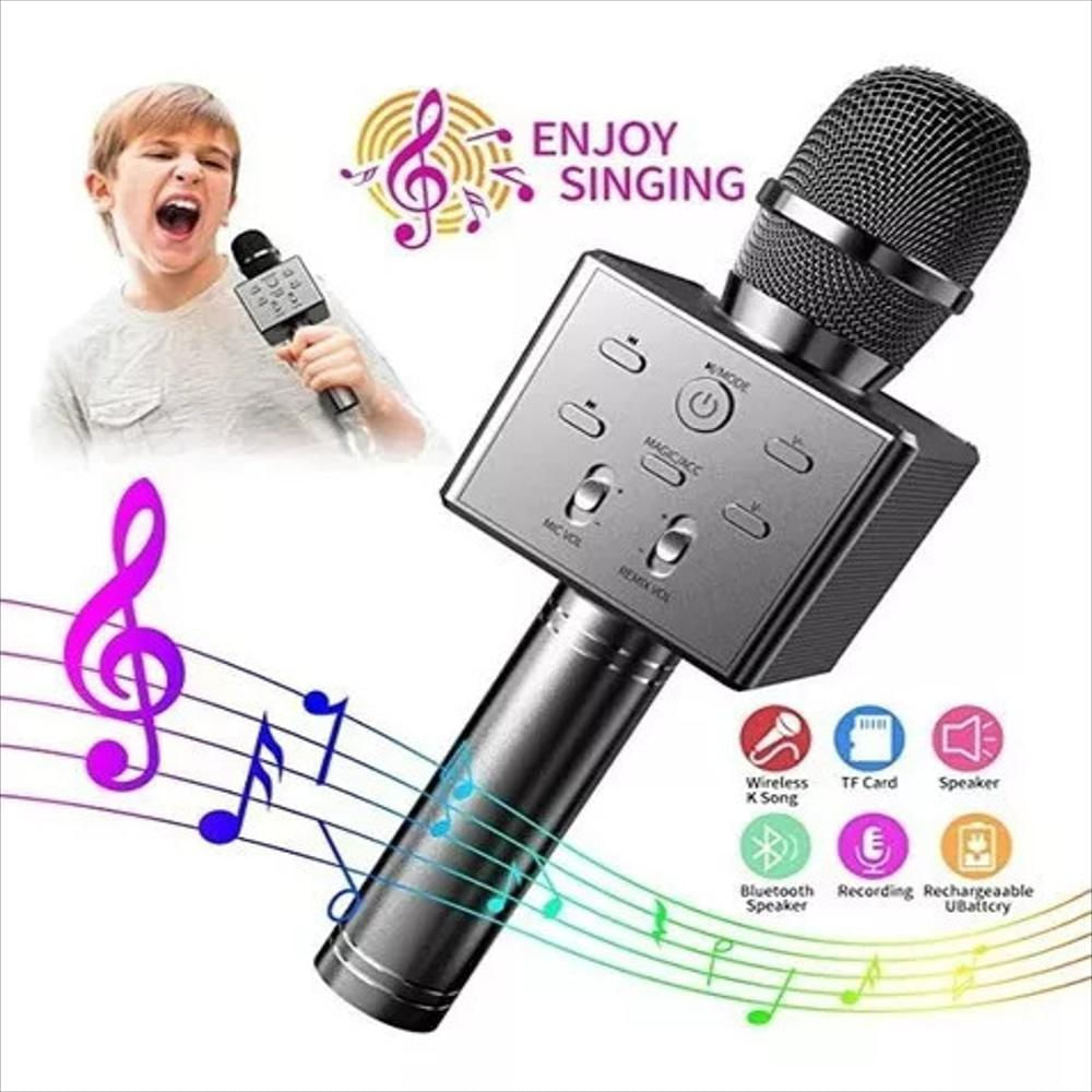 Micrófono Inalámbrico Karaoke Con Parlante Bluetooth