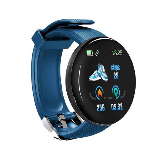 Bluetooth Redondo Reloj Inteligente Hombres Mujeres Reloj De Presión Arterial