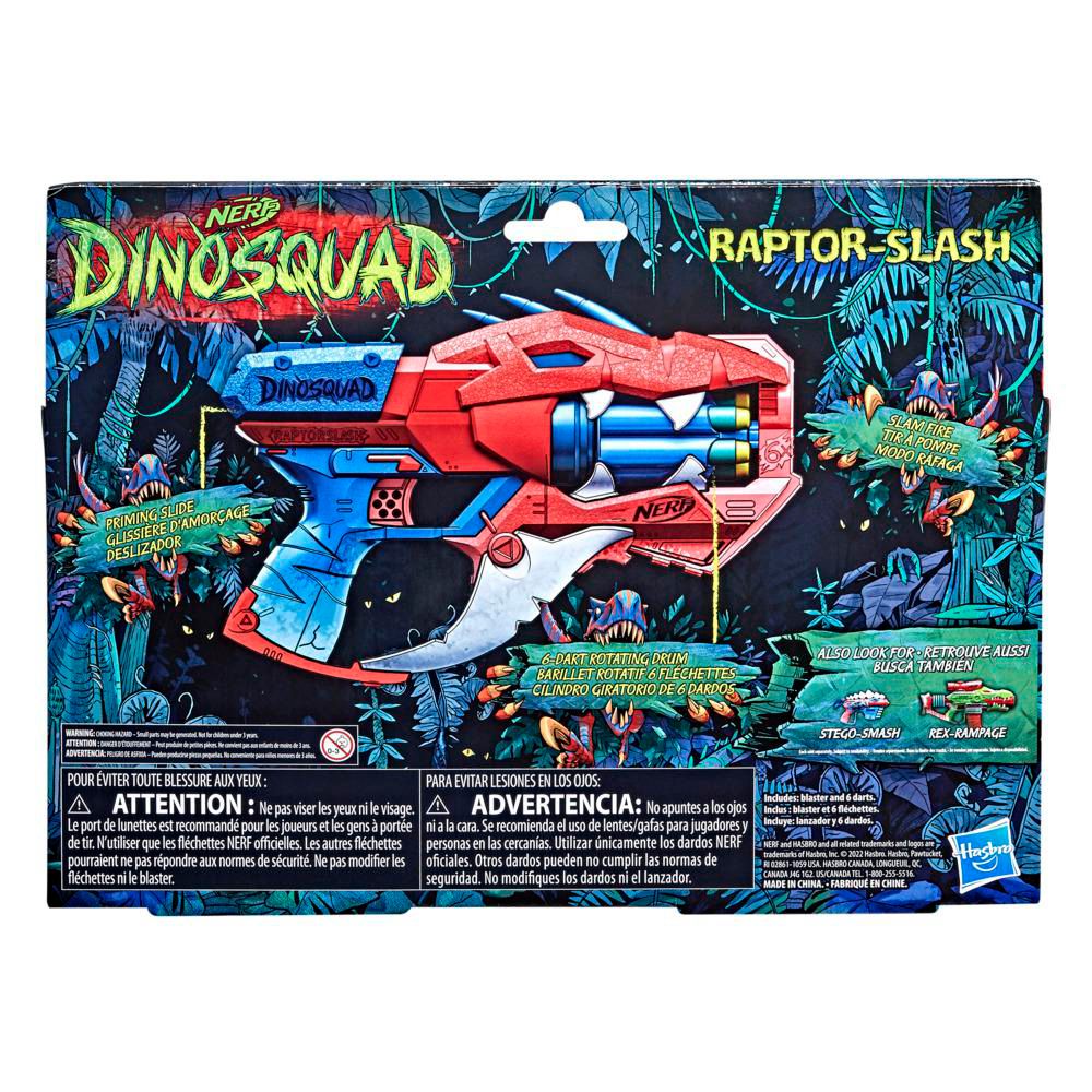 Lanzador DinoSquad RaptorSlash 6 Dardos NERF img #4