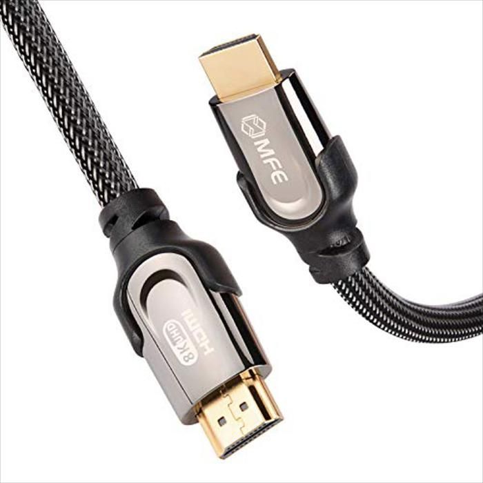 Basesailor Cable HDMI 8K 60Hz 2 Metros 2M 2-Pack,48Gbps 7680P Cable HDMI  2.1 Ultra Alta Velocidad para Samsung QLED,Apple  TV,Playstation,PS4,PS5,Nintendo Switch,Xbox One X,HDMI 2.0 4K 120Hz HDR 2.3  : .com.mx: Electrónicos