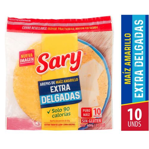 Arepa 10unds maiz amari extrad SARY 600 gr