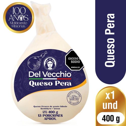 Queso Pera Bloque DEL VECCHIO 400 gr