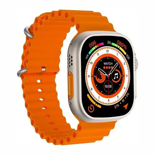 Reloj Inteligente Smartwatch Serie 8 Ultra T800 49mm Doble Pulso Naranja