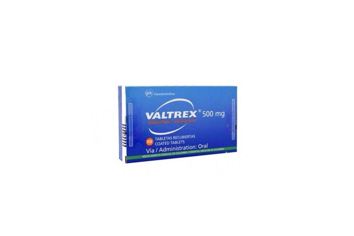 VALTREX TAB 500 MG ORAL CAJ 10 UN