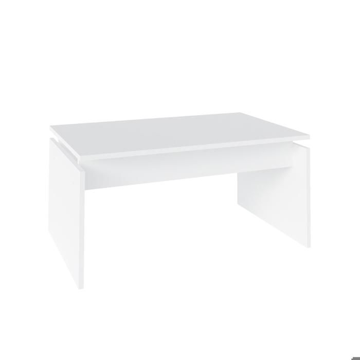 Mesa de Centro Katry 80cm en MDP Blanco img #3
