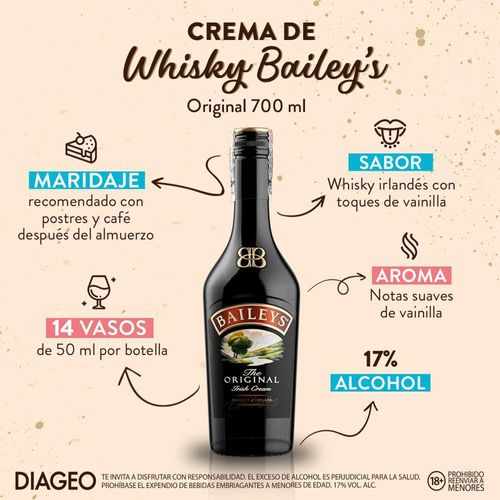 Crema De Whisky BAILEYS 700 ml