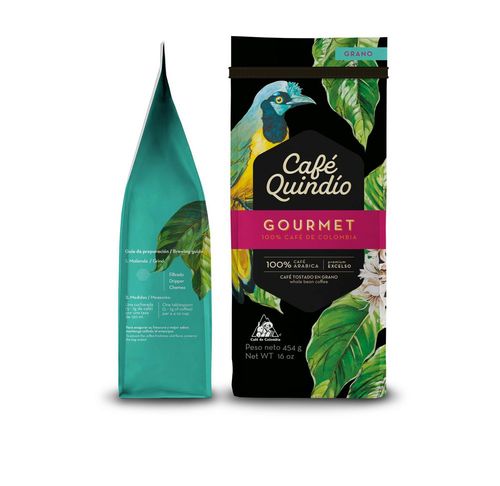 Cafe Gourmet Arabica Premium Excels CAFE QUINDIO 454 gr