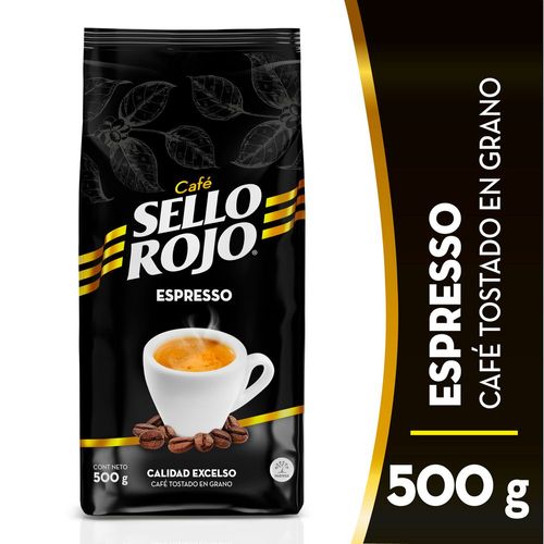 Café Espresso Grano SELLO ROJO 500 gr